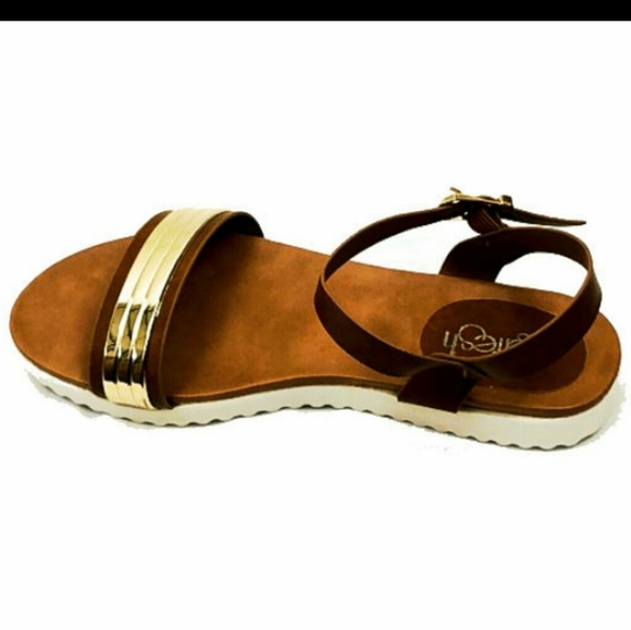 10-6A/11-6B***Nadia 2 tone sandals* - Picture 4 of 4